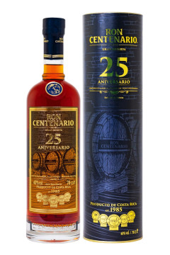 Ron Centenario Gran Reserva 25 Jahre Sistema Solera Rum - 0,7L 40% vol
