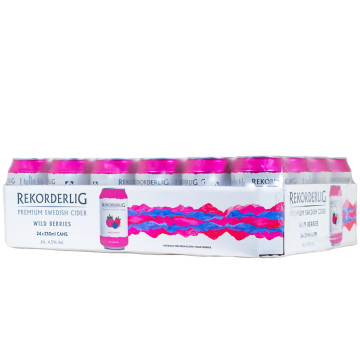Paket [24 x 0,33L] Rekorderlig Wildberry Premium Cider Dose - 7,92L 4,5% vol