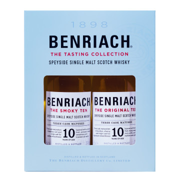 Paket [2 x 0,05L] BenRiach 10 & BenRiach Smoky 10 - 0,1L 44,5% vol