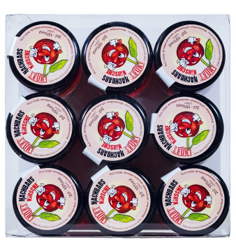 Paket [9 x 0,02L] Amor's Nachbars Kirsche mit Frucht im Glas - 0,18L 20% vol