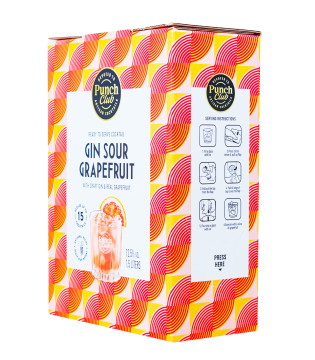 Punch Club Gin Sour Grapefruit Bag-Box - 1,5L 12,5% vol
