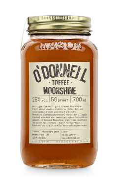 O'Donnell Moonshine Toffee - 0,7L 25% vol O'Donnell Moonshine Toffee - 0,7L 25% vol