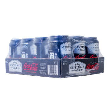 Paket [12 x 0,33L] Jack Daniel's Gentleman Jack & Cola Dose - 3,96L 10% vol