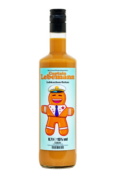 Captain Lebemann Lebkuchen-Sahne Likör - 0,7L 15% vol Captain Lebemann Lebkuchen-Sahne Likör - 0,7L 15% vol