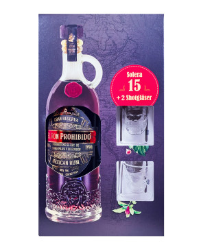 Ron Prohibido 15 Geschenkset - 0,7L 40% vol