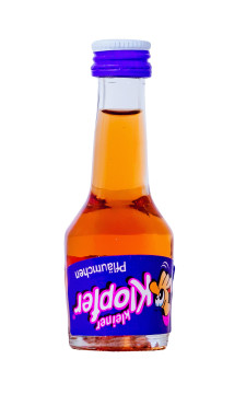 Kleiner Klopfer Pfläumchen Glas-Flasche Kurzer Shot - 0,02L 17% vol