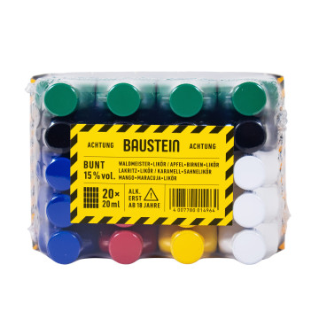 Paket [20 x 0,02L] Baustein Likör - 0,4L 15% vol