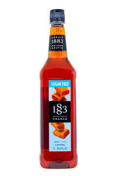 Maison Routin 1883 Karamell Sirup zuckerfrei PET-Flasche - 1 Liter
