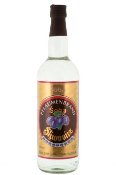 Soba Sliwovitz - 1 Liter 40% vol Soba Sliwovitz - 1 Liter 40% vol