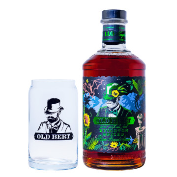 Michlers Old Bert Kingston Spiced mit Glas - 0,7L 40% vol