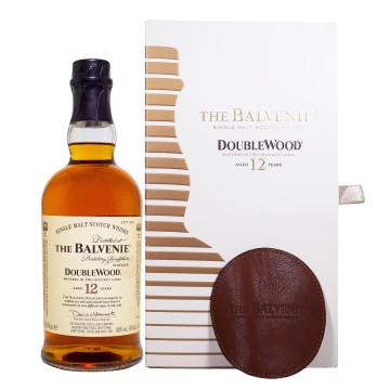 The Balvenie 12 Doublewood Whisky inkl. zwei Untersetzern - 0,7L 40% vol