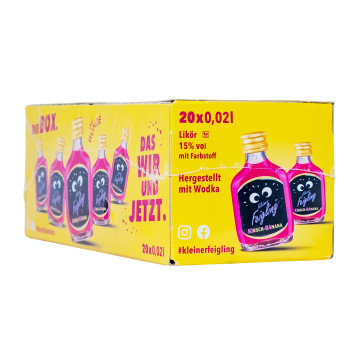 Paket [20 x 0,02L] Kleiner Feigling Kirsch-Banana - 0,4L 15% vol
