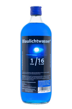 Blaulichtwasser XL Likör - 1 Liter 16% vol Blaulichtwasser XL Likör - 1 Liter 16% vol