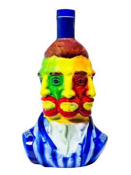 Absente Absinthe 3D Ceramic Bottle Vincent Van Gogh - 1 Liter 55% vol