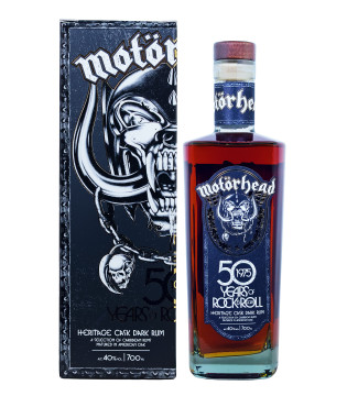 Motörhead 50 Years of Rock & Roll Heritage Cask Dark Rum - 0,7L 40% vol