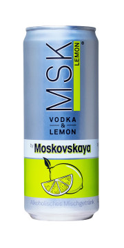 MSK Vodka & Lemon - 0,33L 10% vol MSK Vodka & Lemon - 0,33L 10% vol