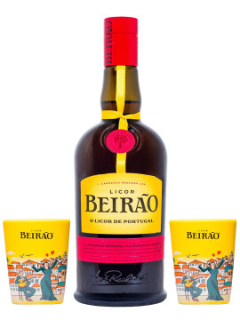 Beirao Licor GEPA mit 2 Bechern - 0,7L 22% vol