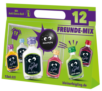 Paket [12 x 0,02L] Kleiner Feigling 12 Freunde-Mix - 0,24L 15,8% vol