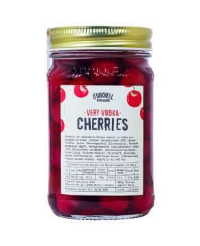 O'Donnell Very Vodka Cherries (Abtropfgewicht: 200g, Füllmenge: 380g) 40% vol