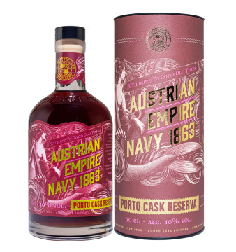 Austrian Empire Navy 1863 Porto Cask Reserve - 0,7L 40% vol