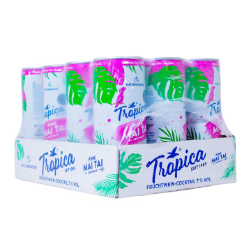Paket [12 x 0,25 L] Tropica Pink Mai Tai - 3L 7% vol