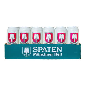 Paket [24 x 0,5L] Spaten Hell Dose - 12L 5,2% vol