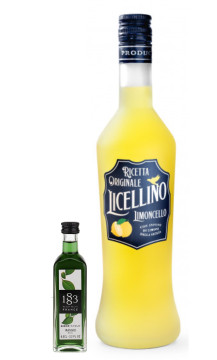 Bundle-Ricetta-Originale-Licellino-Limoncello-0-7L-Maison-Routin-1883-Basilikum-Sirup-0-065 Bundle: Ricetta Originale Licellino Limoncello 0,7L + Maison Routin 1883 Basilikum Sirup 0,065L - 0,765L 28% vol