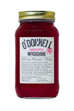 O'Donnell Granatapfel Moonshine - 0,7L 20% vol O'Donnell Granatapfel Moonshine - 0,7L 20% vol