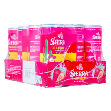 Paket [12 x 0,25L] Sierra Strawberry Margarita - 3L 10% vol