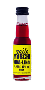 Geile Muschi KIBA Miniatur - 0,02L 15% vol