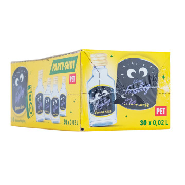 Paket [30 x 0,02L] Kleiner Feigling Lemon Sour Pet Flaschen - 0,6L 15% vol