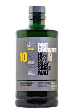Port Charlotte 10 Jahre Heavily Peated Islay Single Malt Scotch Whisky - 0,7L 50% vol