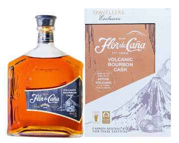 Flor de Cana Volcanic Bourbon Cask - 1 Liter 40% vol (28.10.2025) Flor de Cana Volcanic Bourbon Cask - 1 Liter 40% vol