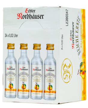 Paket [24 x 0,02L] Echter Nordhäuser Reiche Ernte Williamsbirne - 0,48L 30% vol