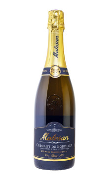 Malesan Crémant de Bordeaux Blanc Brut AOC - 0,75L 11,5% vol