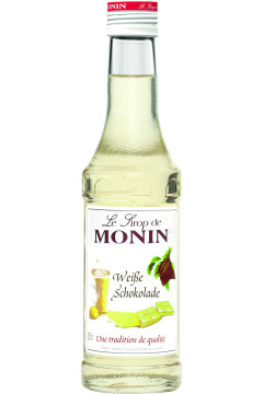 Monin Weiße Schokolade Chocolat Blanc Sirup - 0,25L Monin Weiße Schokolade Chocolat Blanc Sirup - 0,25L