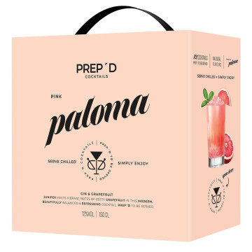 Prep´d Cocktails Pink Paloma Ready to Drink - 1,5L 12% vol Prep´d Cocktails Pink Paloma Ready to Drink - 1,5L 12% vol