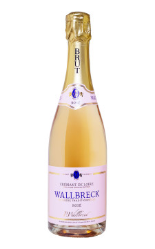 Wallbreck Crémant de Loire Rosé Brut AOP - 0,75L 12,5% vol