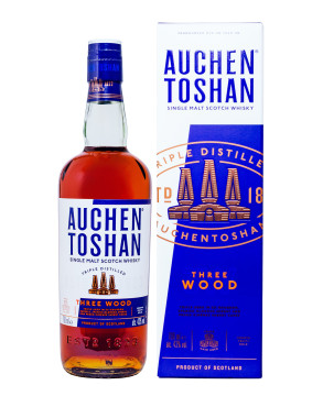 Auchentoshan Three Wood Single Malt Scotch Whisky - 0,7L 43% vol