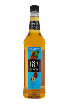Maison Routin 1883 Haselnuss Sirup zuckerfrei PET-Flasche - 1 Liter