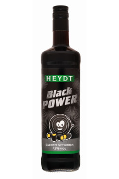 Heydt Black Power Lakritz - 0,7L 15% vol Heydt Black Power Lakritz - 0,7L 15% vol