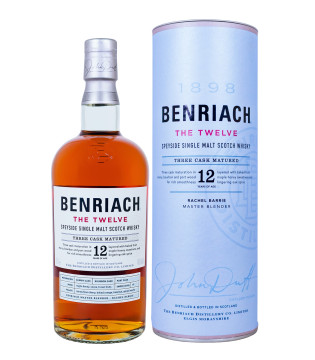 Ohne GEPA: BenRiach 12 Jahre Speyside Single Malt Scotch Whisky - 0,7L 46% vol