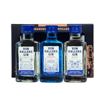 Paket [3 x 0,05L] Von Hallers Gin Triplepack - 0,15L 44% vol