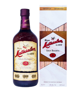 Matusalem Rum 15 Jahre Gran Reserva - 0,7L 40% vol