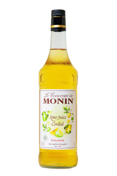Monin Lime Juice Cordial Mixer Limonen-Konzentrat - 1 Liter