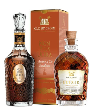 Bundle: Old St. Croix Non Plus Ultra Ambre d'Or Excellence + Old St. Croix Elixir Orange Grove - 1,4L 41% vol