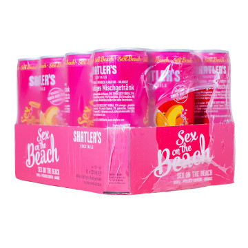 Paket [12 x 0,25 L] Shatler's Sex On The Beach Dose - 3L 10,1% vol