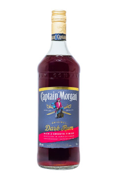 Captain Morgan Black Label Dark Rum - 1 Liter 40% vol
