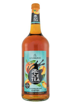 Katlenburger Alc. Ice Tea Pfirsich alkoholischer Eistee - 1 Liter 4,5% vol