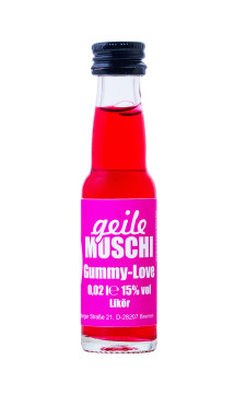 Geile Muschi Gummy-Love Glas-Kurzer Shot - 0,02L 15% vol